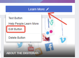 Facebook appointments button - learn more