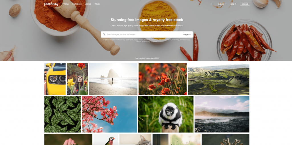 Pixabay - one of the best stock image websites